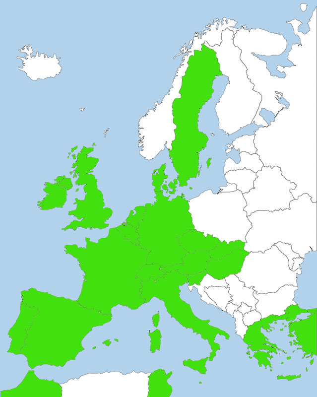 Visited European Countries